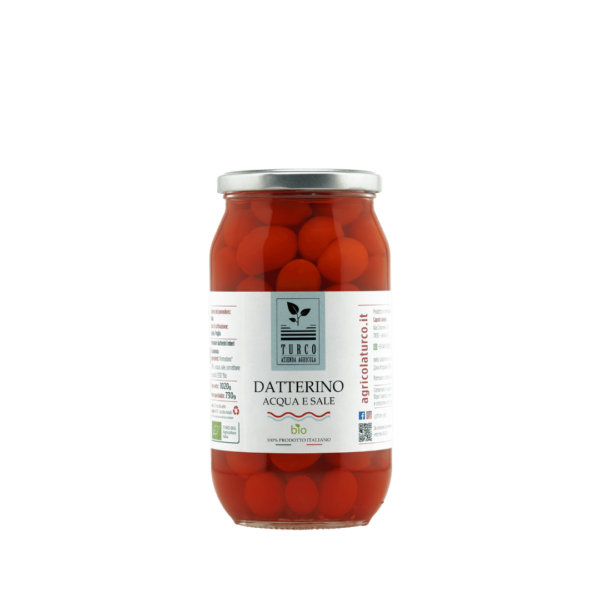 Datterino Rosso in Acqua e Sale BIO