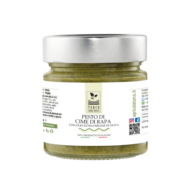 Pesto di Cime di Rapa in Olio EVO - 230gr