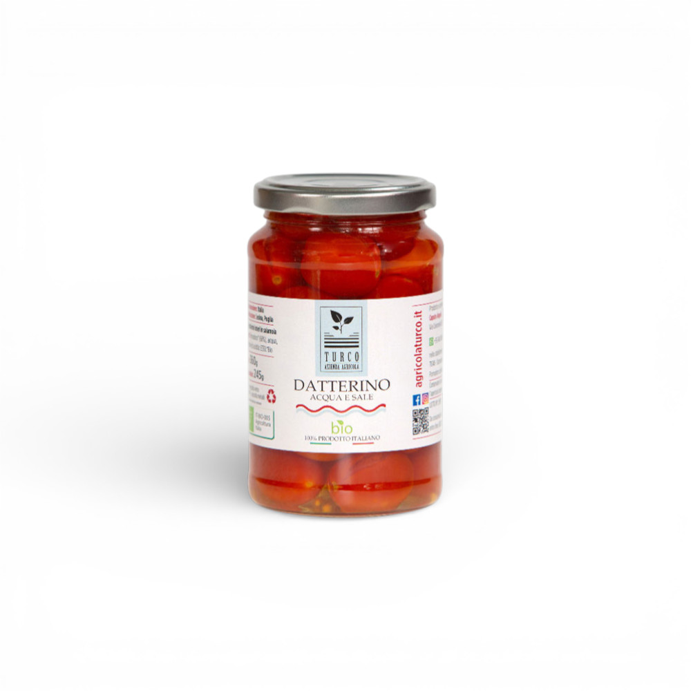 Datterino Rosso in Acqua e Sale BIO 360 gr