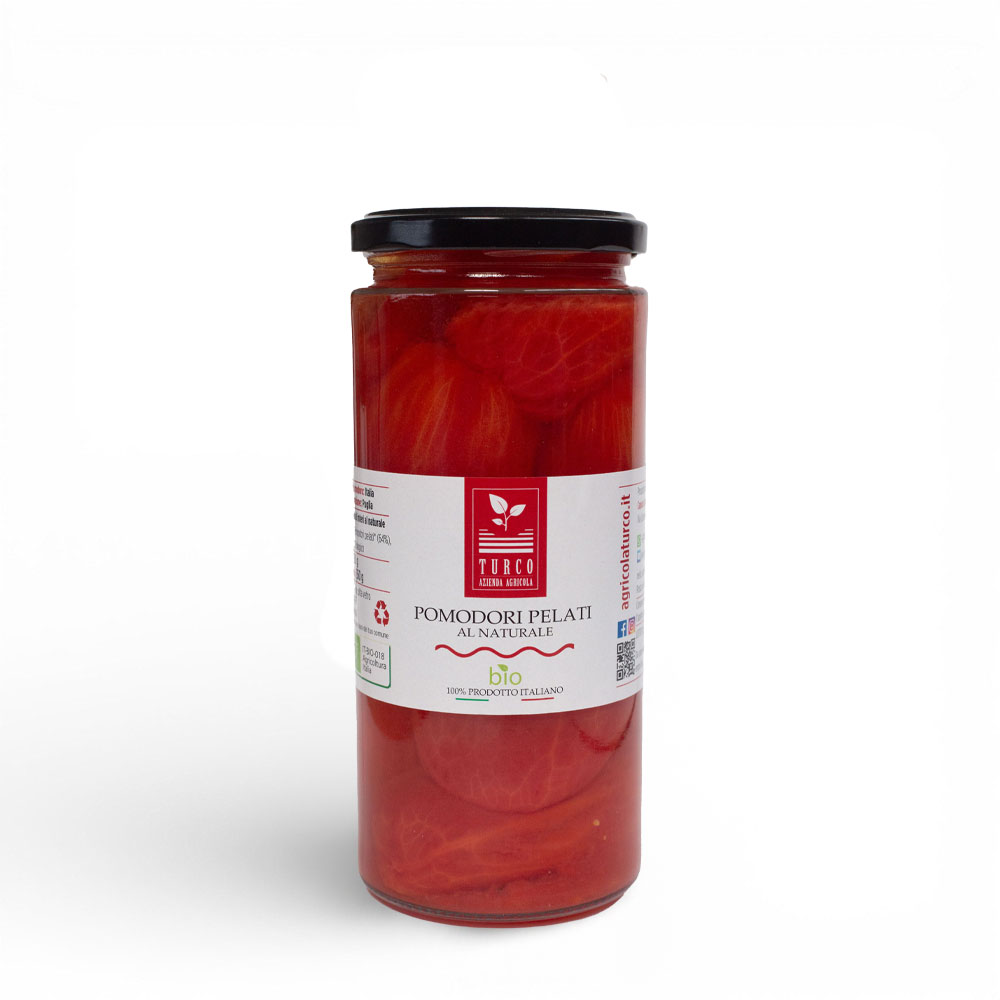 Pomodori pelati al naturale BIO - 550 gr